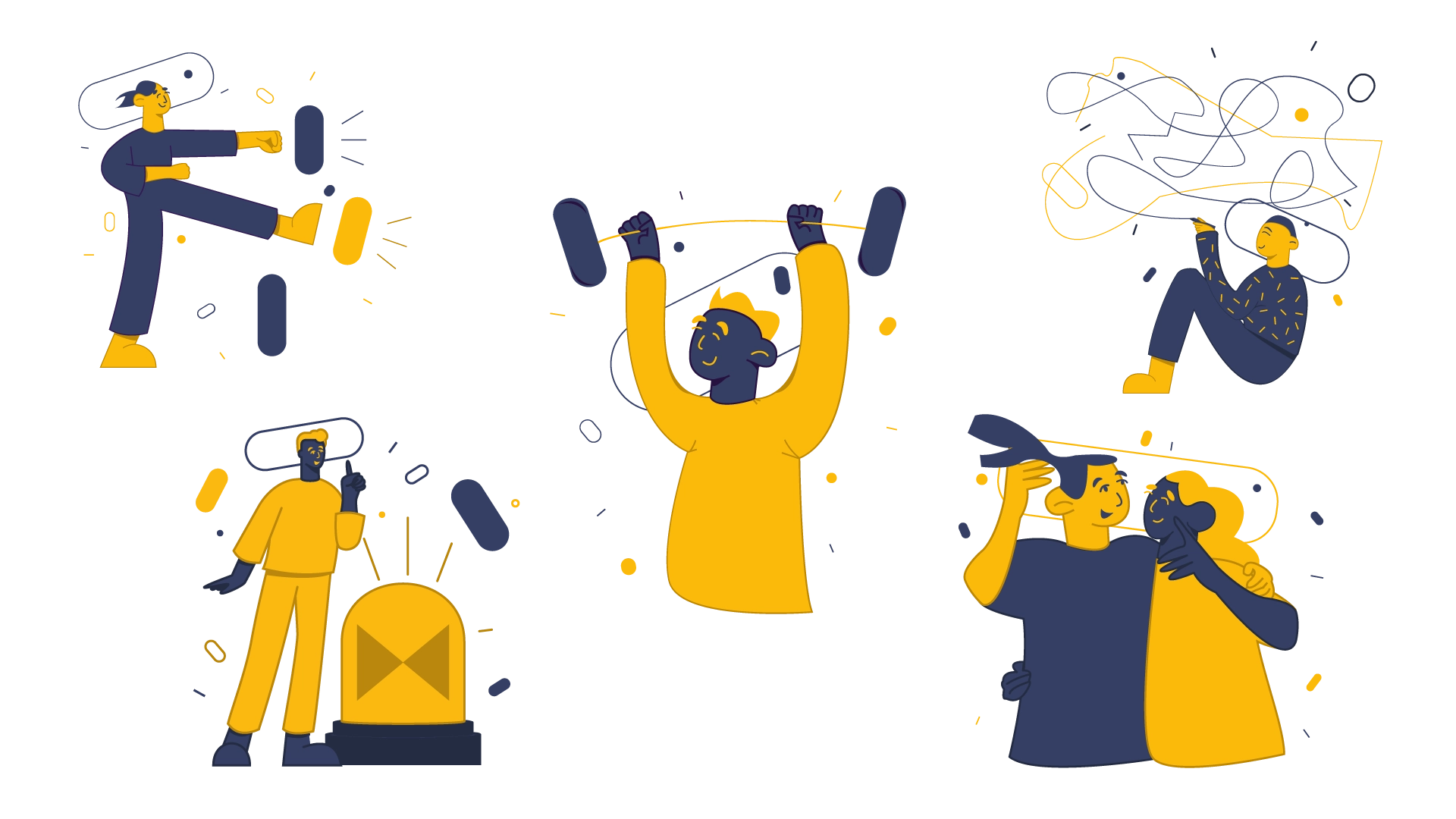 Dalton Gymnasium Illustrationen